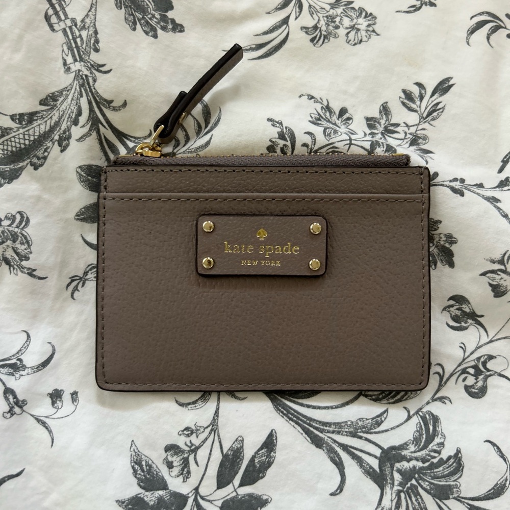 Kate Spade Gray Card Holder